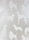 Best In Show Wallpaper by Osborne and Little - Silver/ Ivory