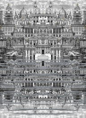 Tapete Riflesso von Cole and Son - Black and White