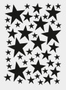 Ferm Living Wall Decal Mini Stars schwarz