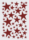 Ferm Living Wall Decal Mini Stars rot