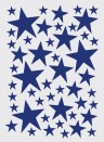 Wallsticker Mini Stars von ferm LIVING - blau