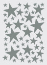 Ferm Living Wall Decal Mini Stars Grau