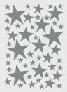 Wallsticker Mini Stars von ferm LIVING - grau