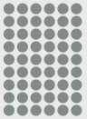 Wallsticker Mini Dots von ferm LIVING - grau