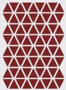 Wallsticker Mini Triangle von ferm LIVING - rot