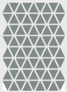 Wallsticker Mini Triangle von ferm LIVING - grau