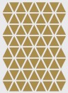 Wallsticker Mini Triangle von ferm LIVING - messing