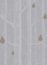 Woods & Pears - Designtapete v. Cole and Son - Slate/ Silver
