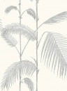 Palm - Designtapete von Cole and Son - Soft Grey on Ivory