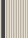 Farrow & Ball Wallpaper Stripe - Liquorice/ Roasted Macadamia