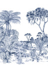 Tenue de Ville Carta da parati panoramica Savane - Cobalt