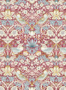 Clarke & Clarke Tapete Strawberry Thief - Plum