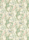 Clarke & Clarke Papier peint Golden Lily - Linen/ Blush