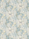 Clarke & Clarke Wallpaper Golden Lily - Slate/ Dove