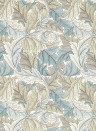 Clarke & Clarke Carta da parati Acanthus - Slate/ Dove