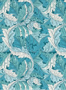 Clarke & Clarke Papier peint Acanthus - Teal