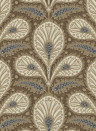 Josephine Munsey Wallpaper Ikat Clover - Brown