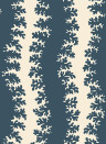 Josephine Munsey Wallpaper Elkhorn Stripe - Beakster Blue/ Salt Ridge