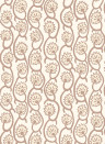 Josephine Munsey Papier peint Geranium Stripe - Ham Pink/ Salt Ridge/ Cotswold White