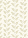 Josephine Munsey Papier peint Leaf Wiggle - Maitland Green/ Ceiling White