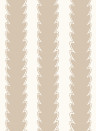 Josephine Munsey Wallpaper Scallop Stripe - Cromwell Stone/ Hilles White