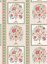 Osborne & Little Wallpaper Taniska - Coral