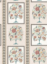 Osborne & Little Wallpaper Taniska - Eucalyptus/ Charcoal
