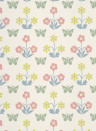 Little Greene Wallpaper Burges Butterfly - Slaked Lime