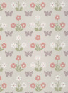 Little Greene Carta da parati Burges Butterfly - French Grey