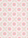 Little Greene Tapete Ditsy Block - Carmine