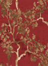 Coordonne Wallpaper Willow Poem - Ruby