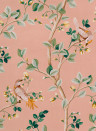 Coordonne Wallpaper Birds Prosperity - Rose