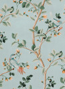 Coordonne Wallpaper Birds Prosperity - Turquoise