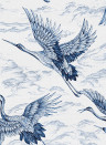 Coordonne Wallpaper Imperial Ibis - Sapphire