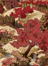 Coordonne Wallpaper Yu Garden - Ruby