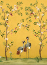Coordonne Mural Crowned Crane - Amber