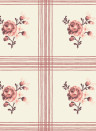 Långelid / von Brömssen Wallpaper Rose - Faded Red