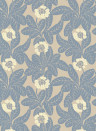 Långelid / von Brömssen Wallpaper Primula - Faded Denim