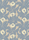 Långelid / von Brömssen Wallpaper Primula - Faded Denim