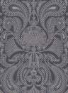 Cole & Son Carta da parati Malabar - Gilver on Charcoal