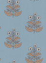 Långelid / von Brömssen Wallpaper Floret - Dala Blue