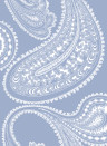 Cole & Son Wallpaper Rajapur - White on Dark Blue