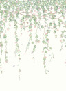 Cole & Son Tapete Hummingbirds Flora - Blush/ Sage/ Mulberry on Cream