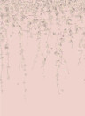 Cole & Son Wallpaper Hummingbirds Flora - Stone on Rose Quartz