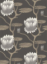 Summer Lily - Designtapete von Cole & Son - Black and Gilver