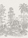 Jannelli & Volpi Mural Mandalay - White Black Panel 7