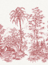 Jannelli & Volpi Mural Mandalay - White Red Panel 5