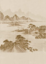 Jannelli & Volpi Mural Kaisui - Sepia Panel 1