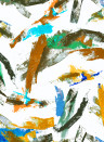 Jannelli & Volpi Mural Jack - Orange Green Panel 2
