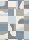 Thibaut Carta da parati Colored Blocks - Blue